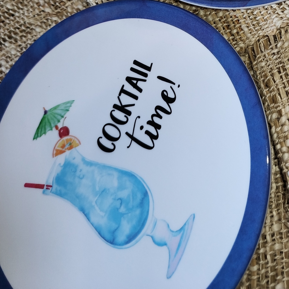 8 New Ashland Summer Plates "Cocktail Time!" - Picture 4 of 6